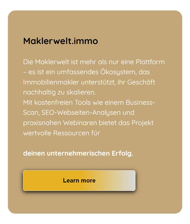 Immobilienmaklerwelt – Dein Netzwerk in der Immobilienwirtschaft